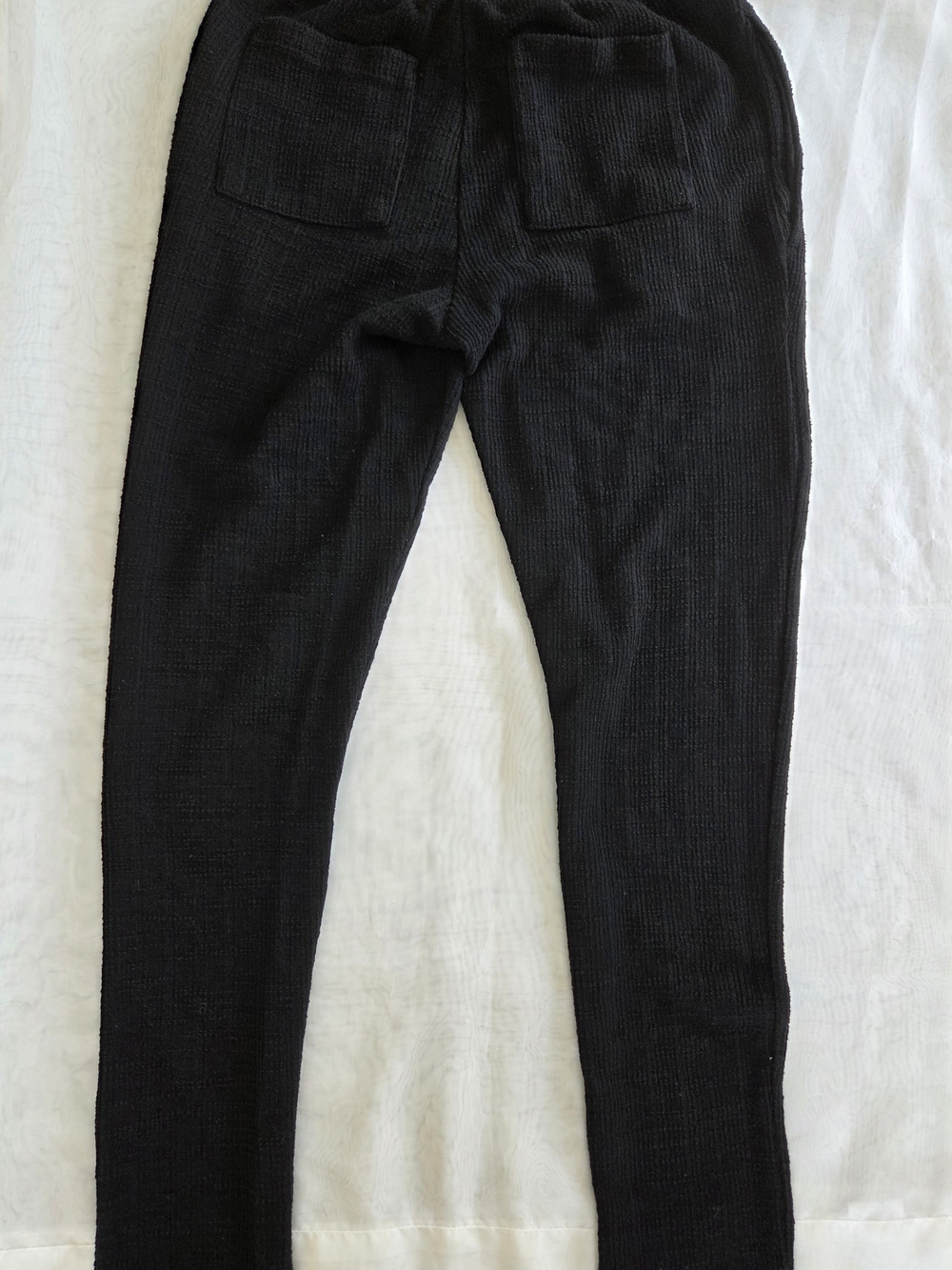 Cozy Black Knit Lounge Set - Picture 11 of 15